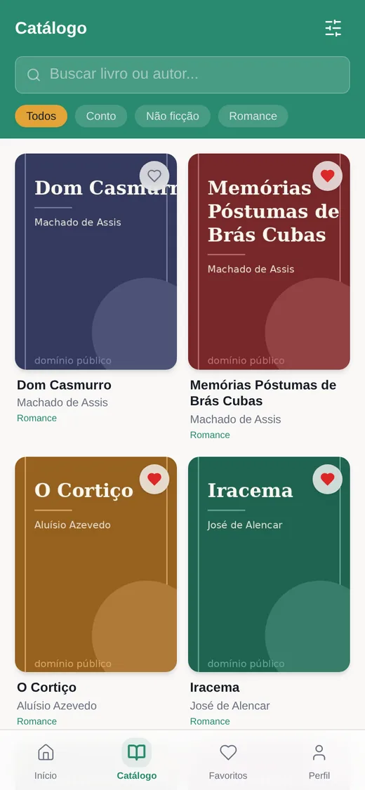 Estante Digital — Catálogo